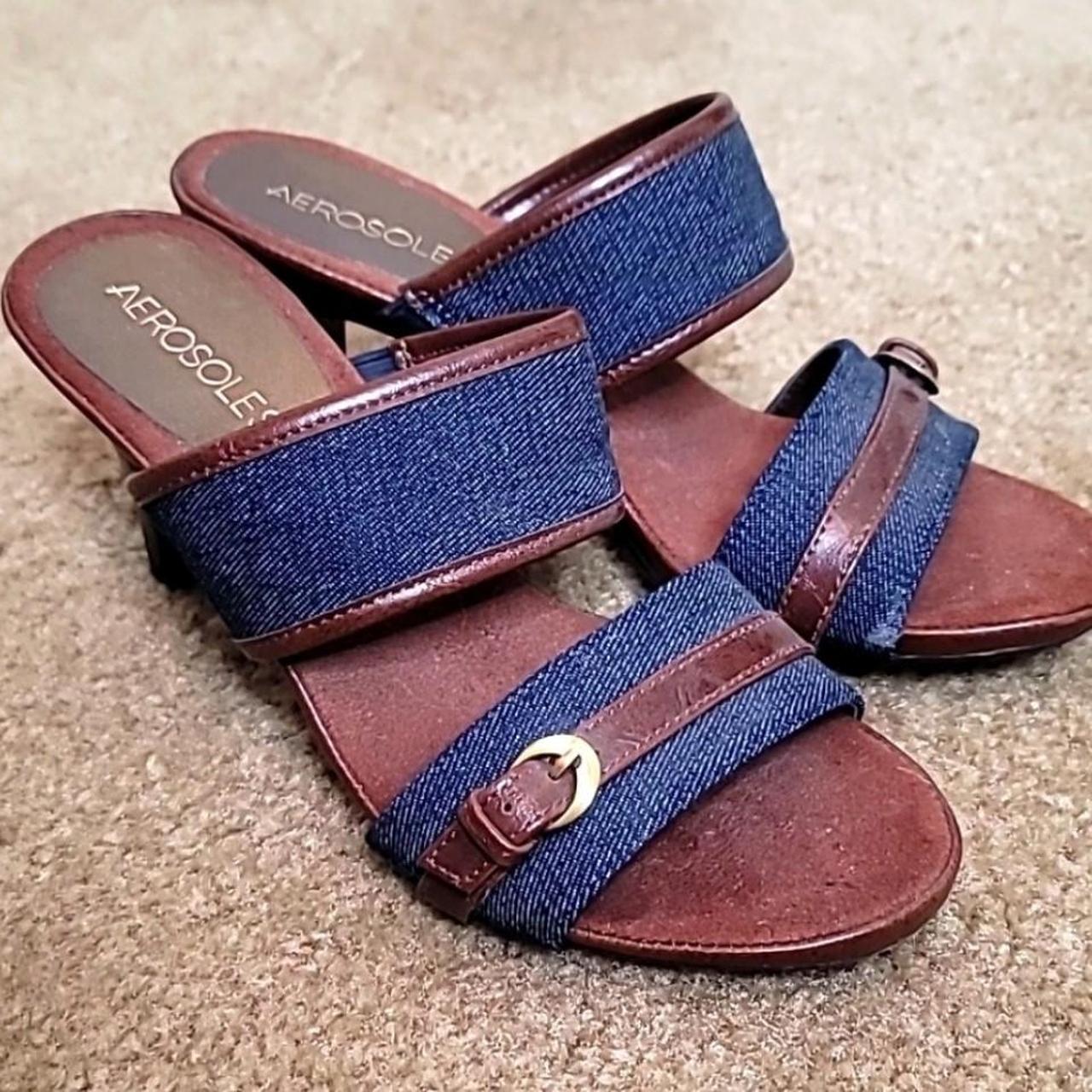 Aerosoles blue sale sandals