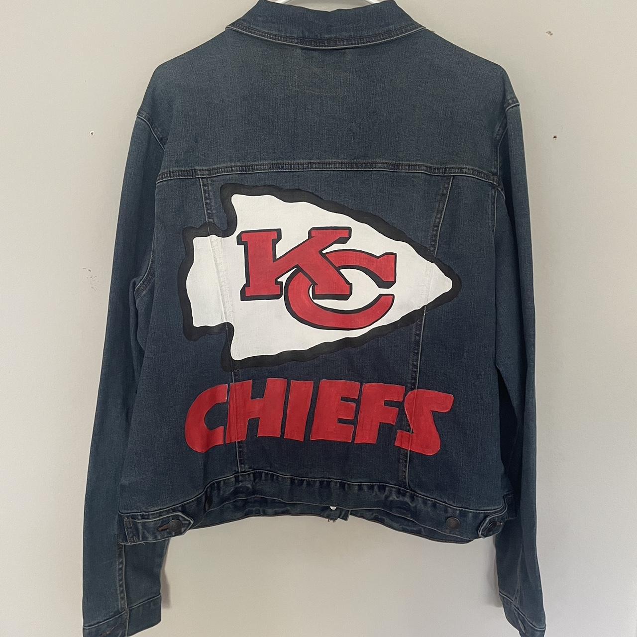 Kansas City Chiefs Fur Denim Jacket – SportsDexter