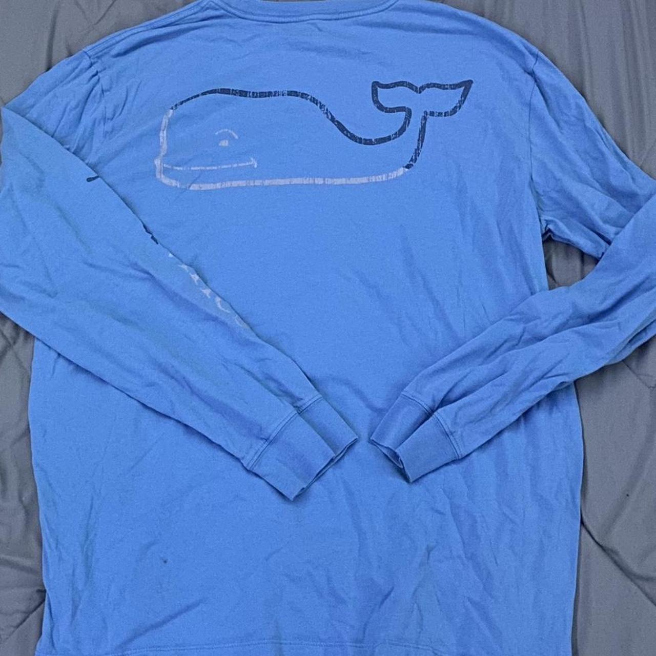 Blue Vineyard vines long sleeve Basically new (worn... - Depop