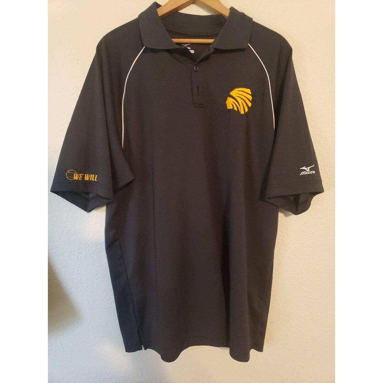 Mizuno Drylite Polo Shirt Size MEDIUM Black Golf. Depop