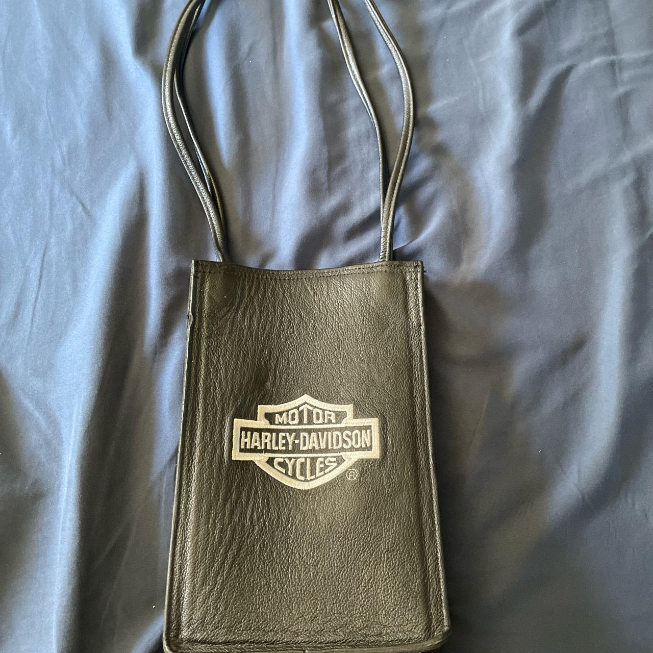 harley davidson leather tote bag