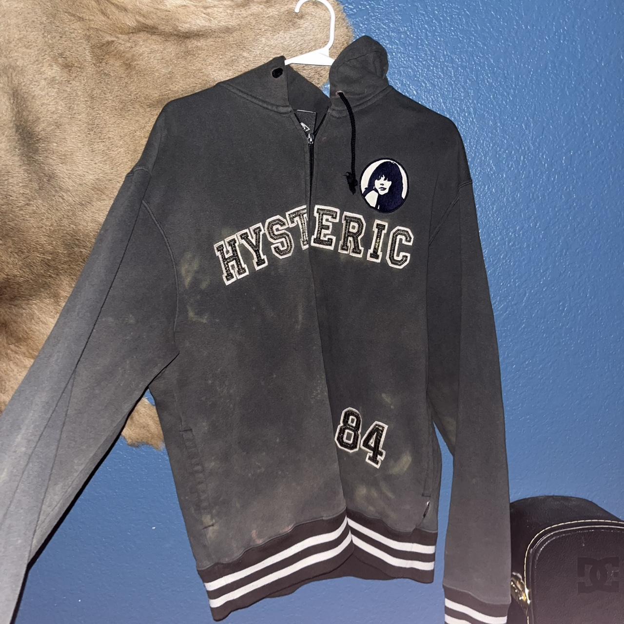 Hysteric glamour-hoodie - Depop Hysteric glamour-hoodie - Depop