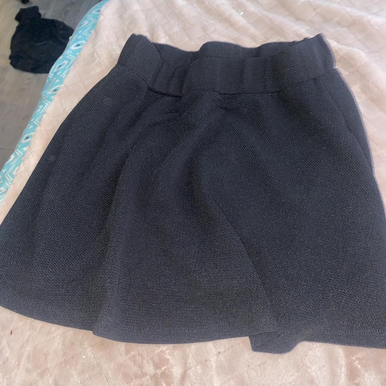Shein mini black skirt size M - Depop