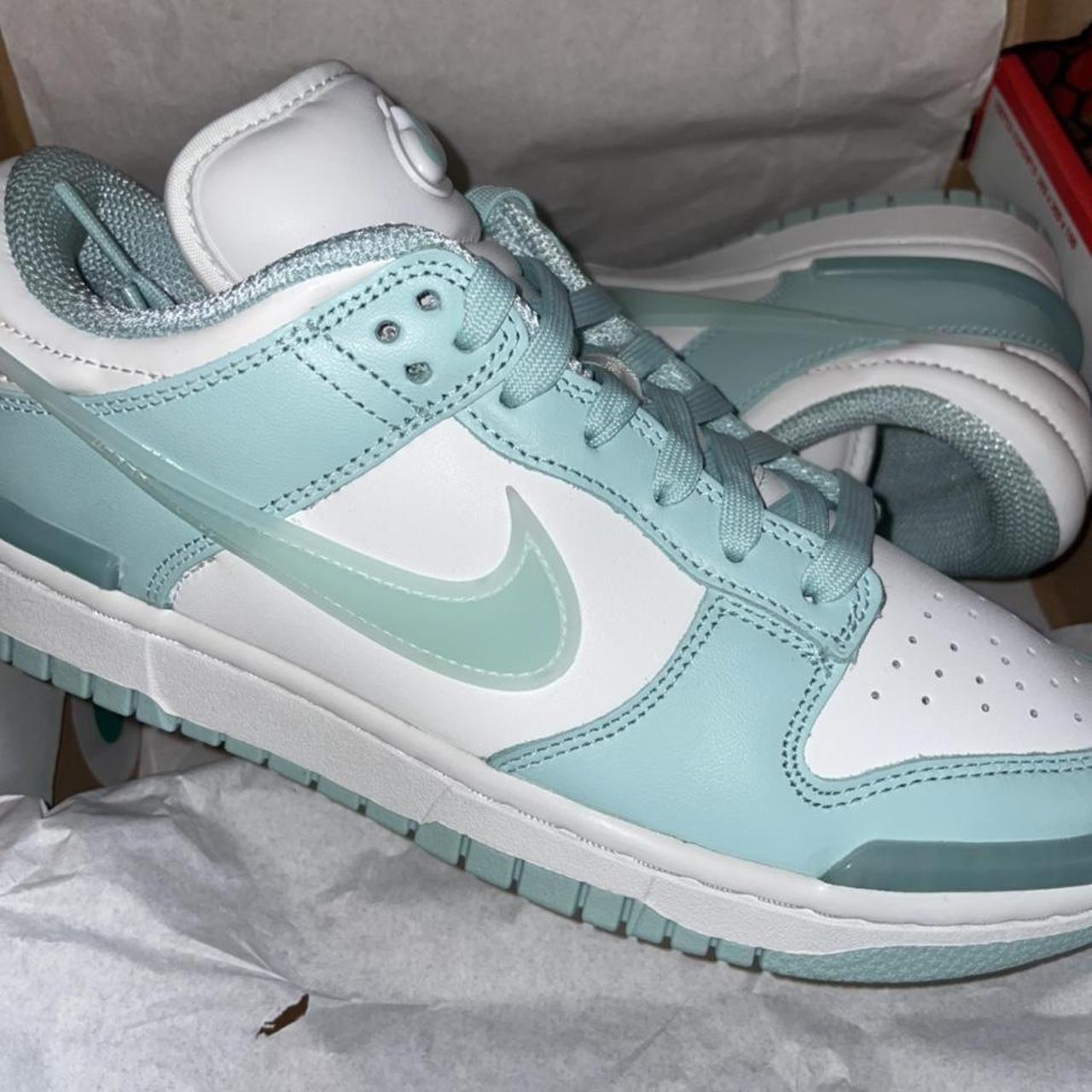 Tiffany blue woman’s Nike Dunk - Twist - Depop