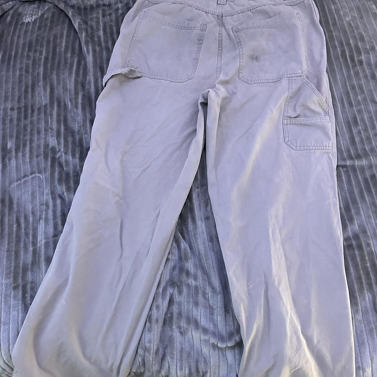 vintage faded glory khakis very very baggy size... - Depop