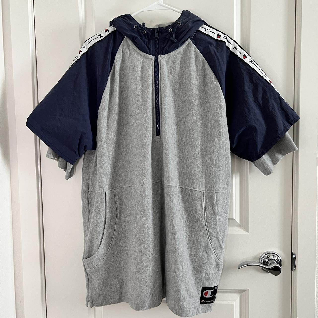 Champion short sleeve discount hoodie