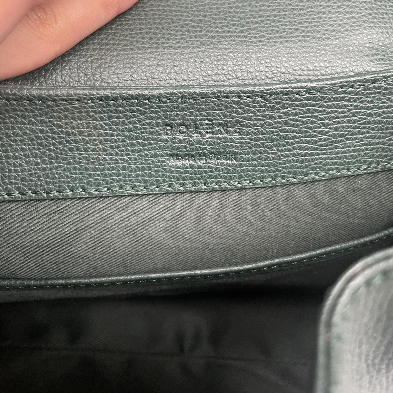 Numéro un nano leather crossbody bag Polene Green in Leather - 38055159