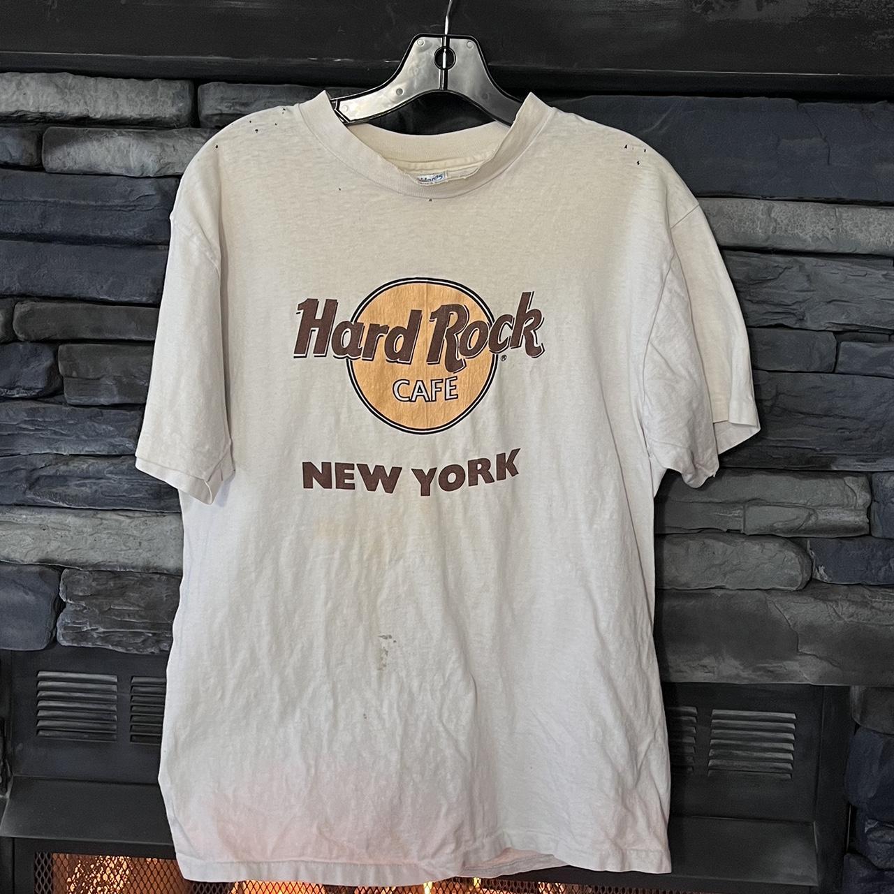 T shirt hard rock café new york hot sale