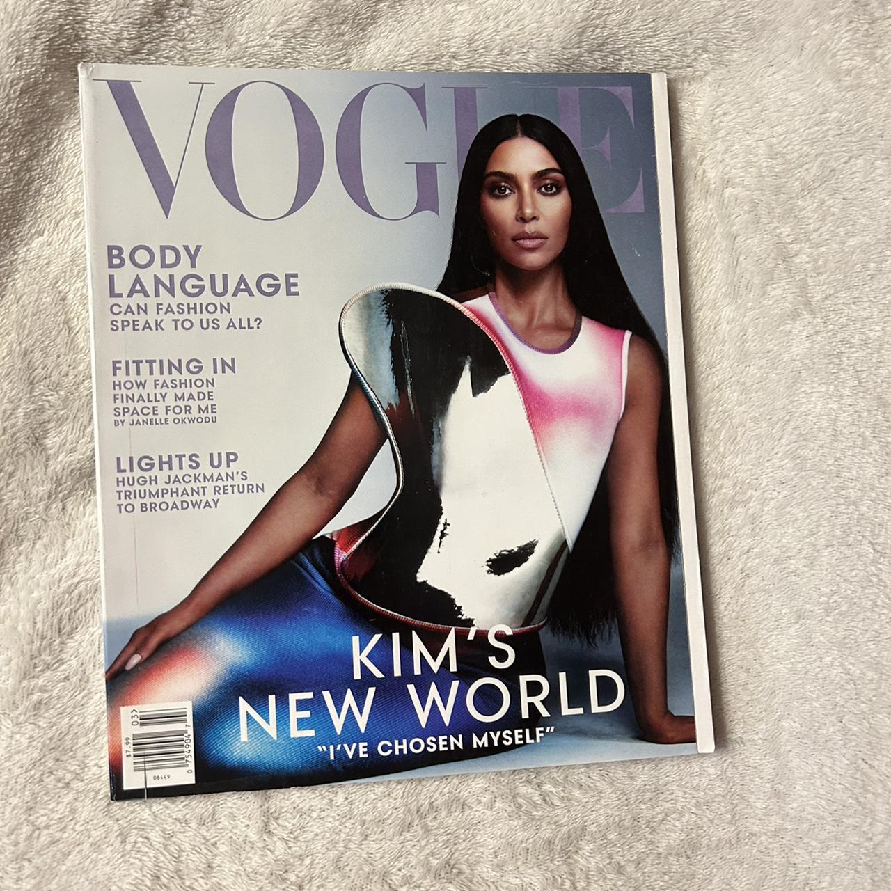 Authentic Collector’s VOGUE Magazine March 2022 Kim... - Depop