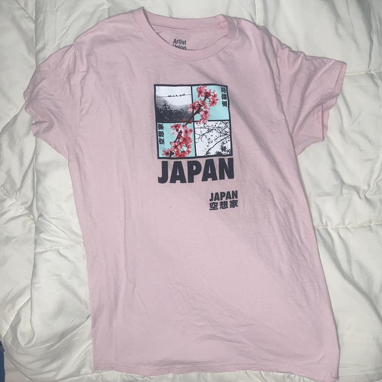 Medium Pink Japan T-Shirt - Depop