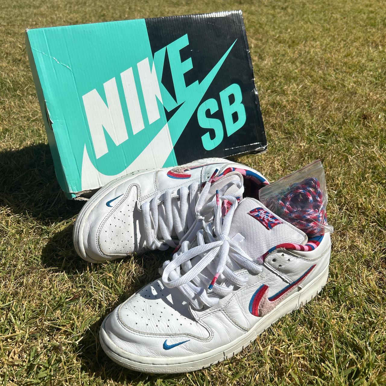 Super rare pair of the original Parra x Nike Dunk Depop