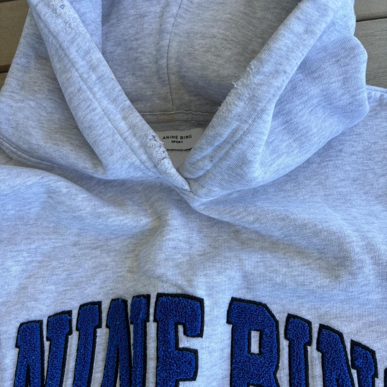 Annie Bing grey hoodie Size M - Depop