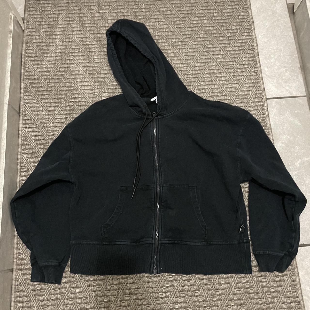 Black Joy Lab Zip Up Hoodie Size S Depop