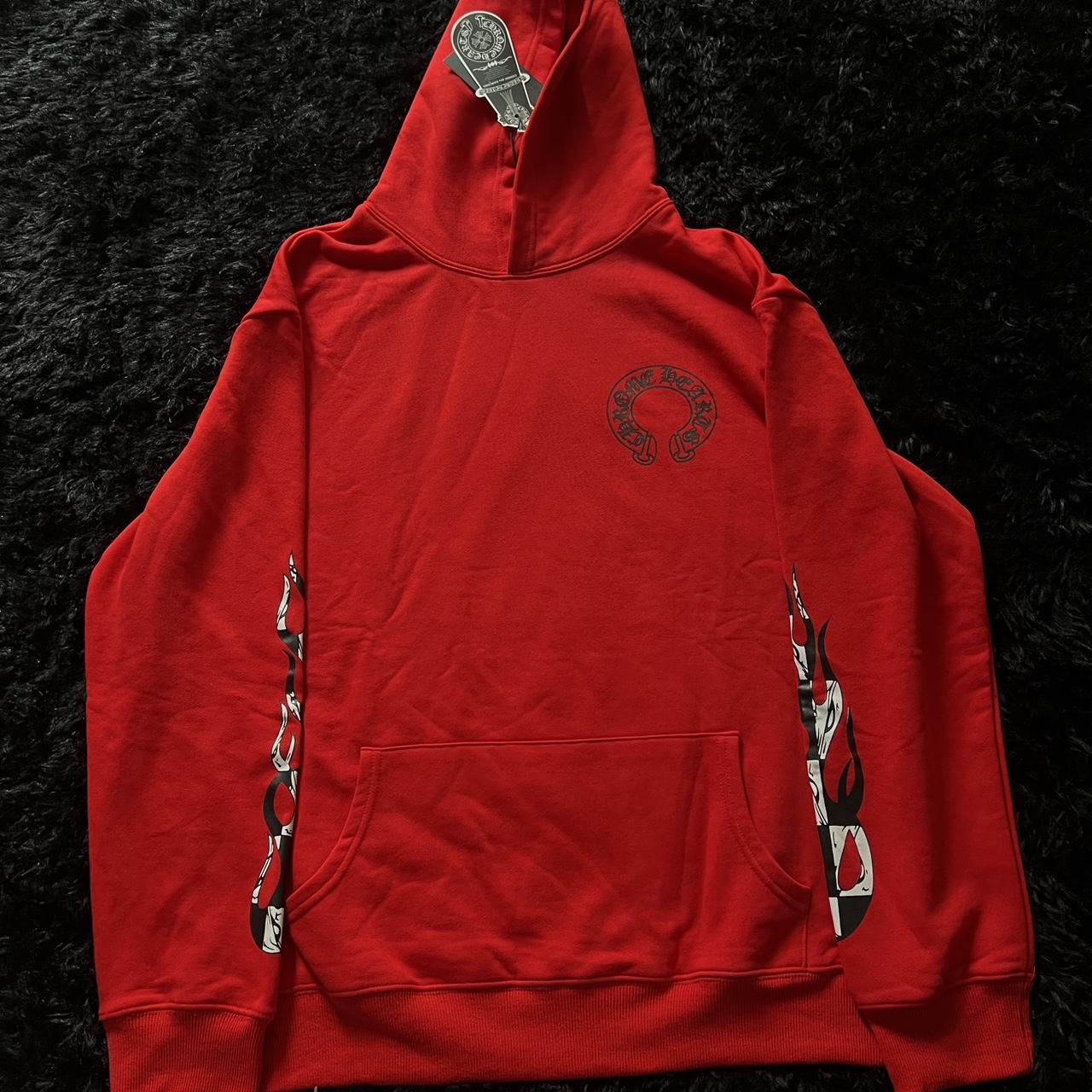 Chrome Hearts × Matty Boy Flames Hoodie... - Depop