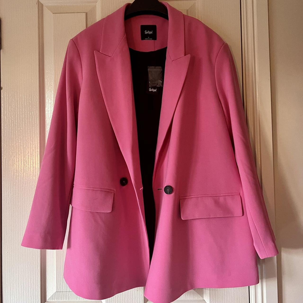 Sportsgirl Elliot Boyfriend Blazer in Candy... - Depop