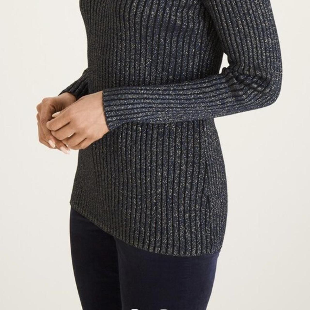 Chicos ribbed outlet turtleneck