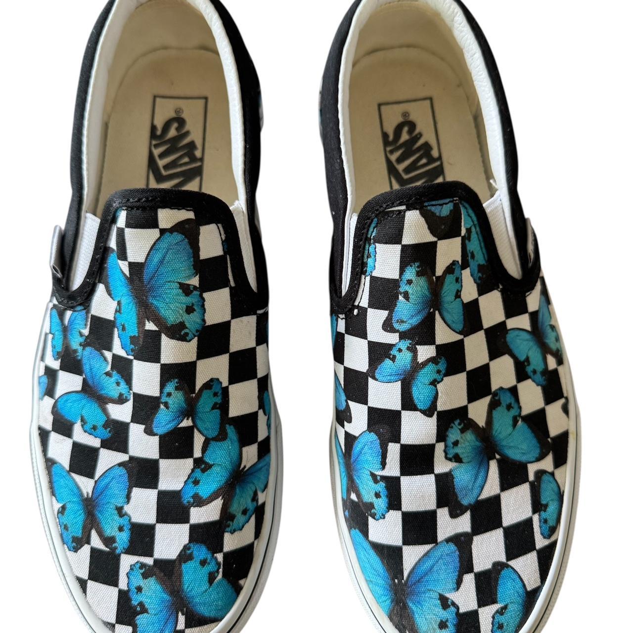 Vans Classic Slip-On Sneakers Butterfly Depop
