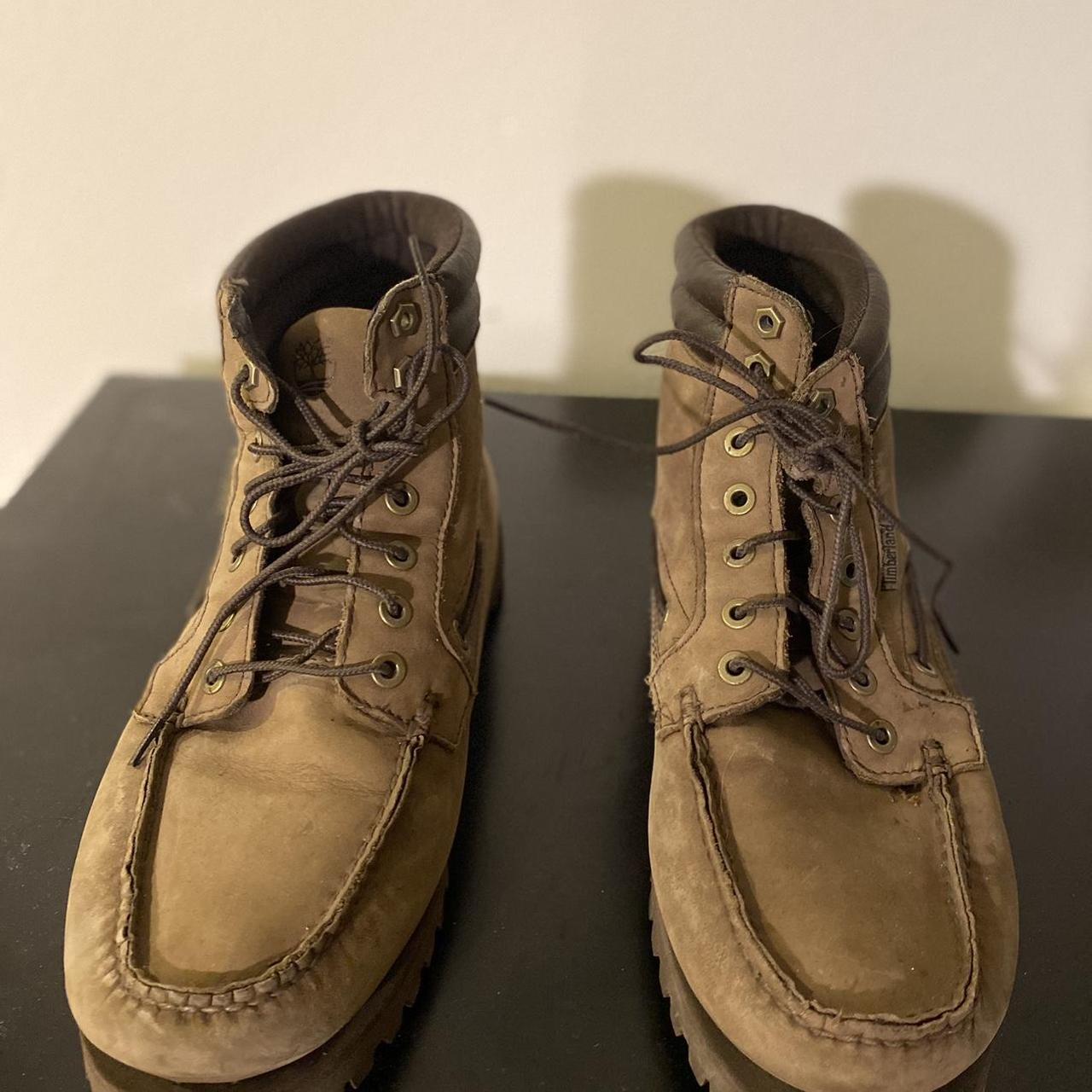 MEN’S BOOTS - Timberland boots. Size 10. In good... - Depop