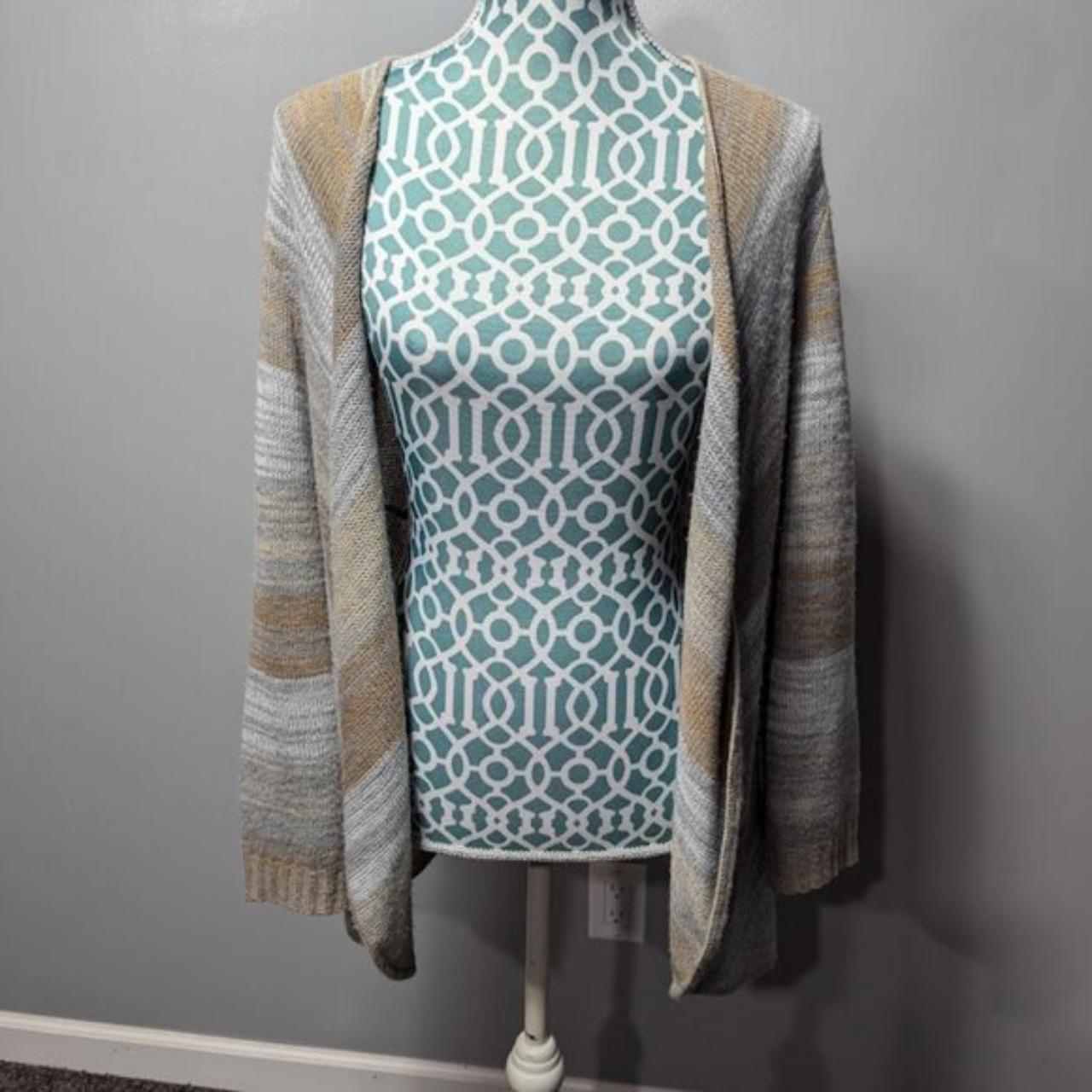 Christopher & Banks Long Open Front Cardigan Size - store Large