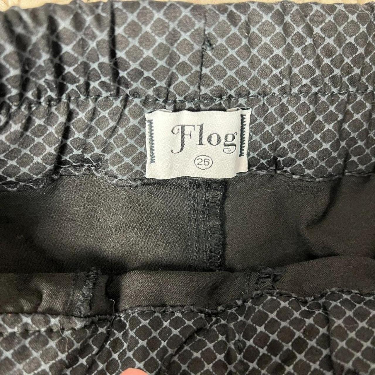 Source Unknown Women's Printed Pants - Black - 26… - image 7