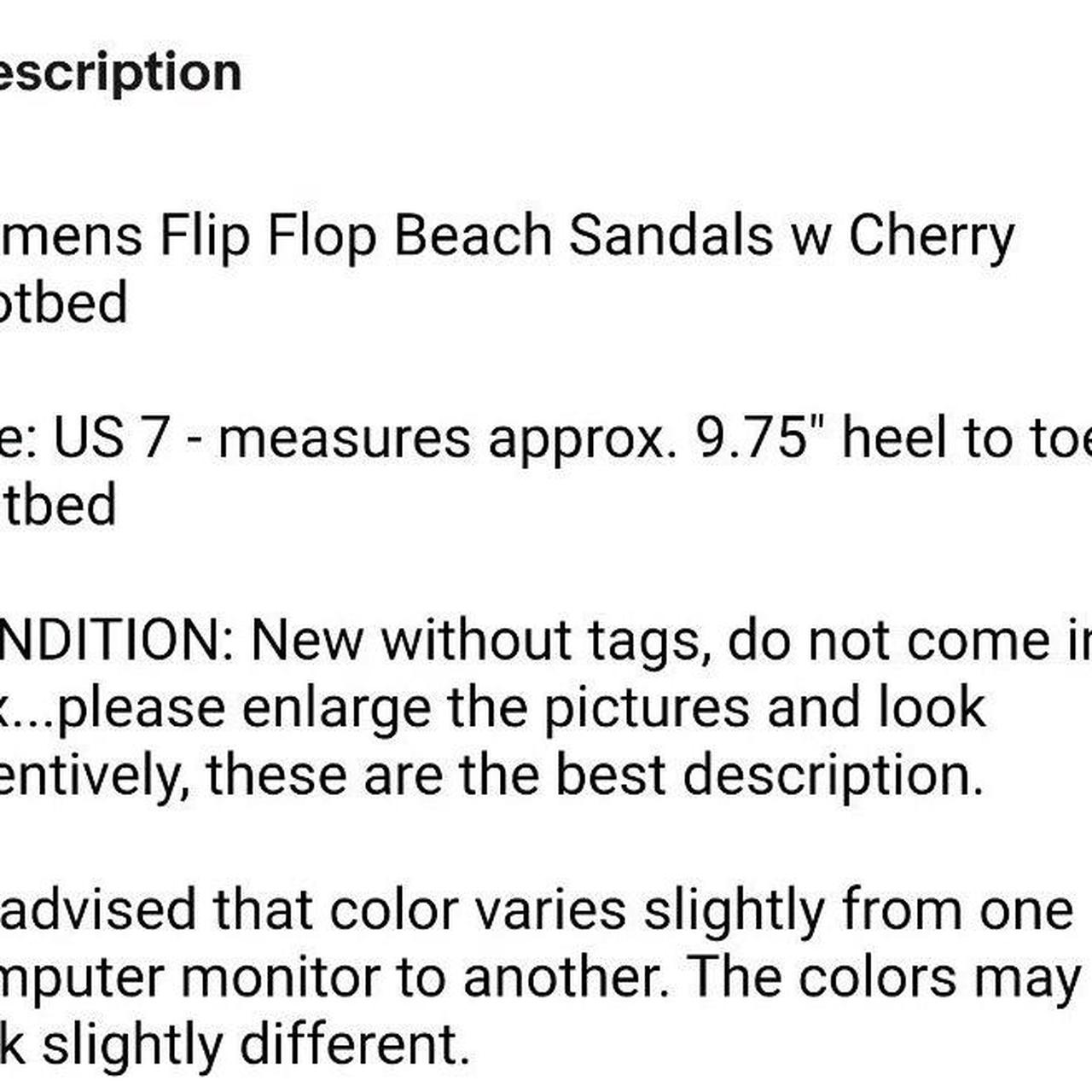 Source Unknown Women's Flip flops - Pink - US 7 –… - image 5