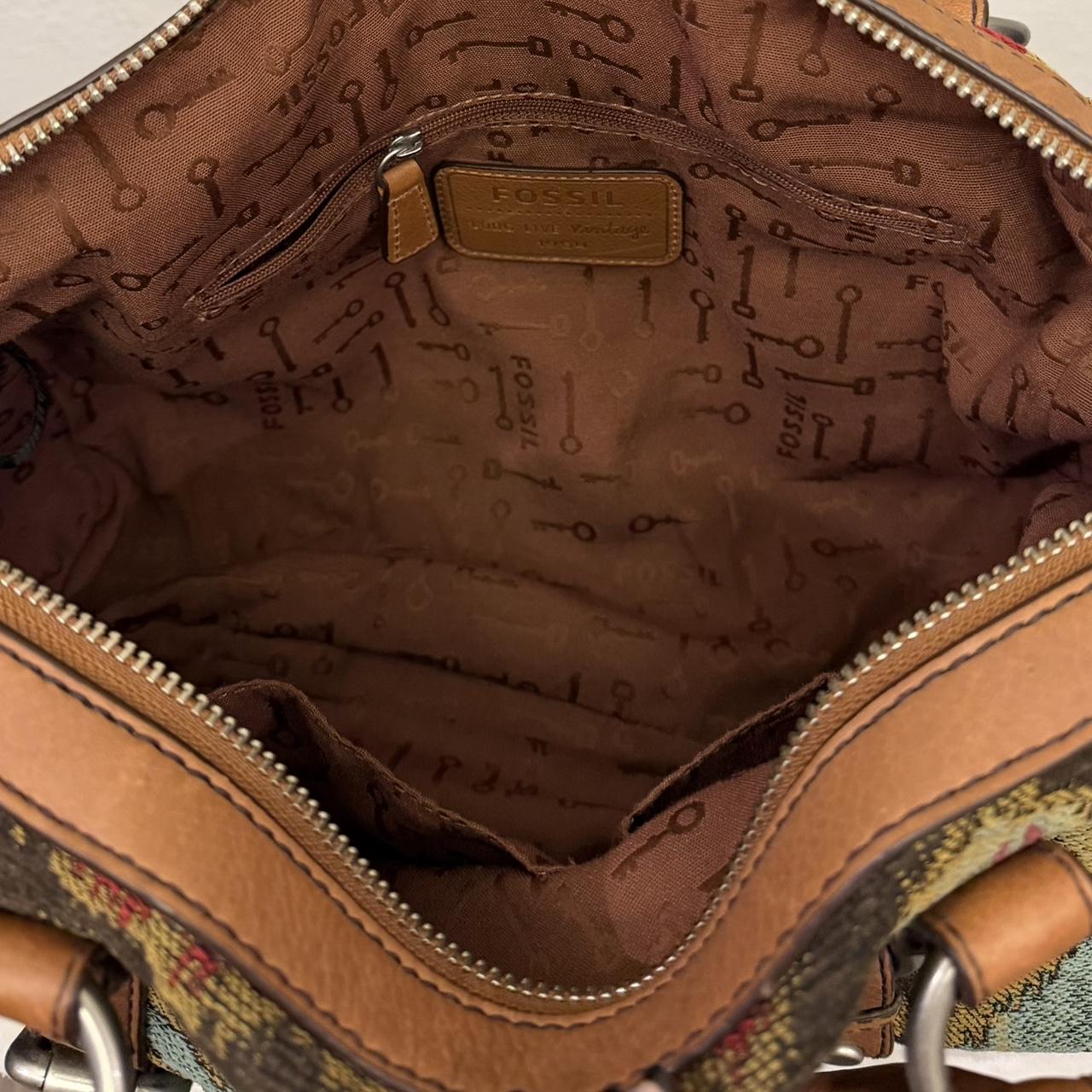 Fossil Women's Satchels - Tan/Multi – FOSSIL VTG … - image 6