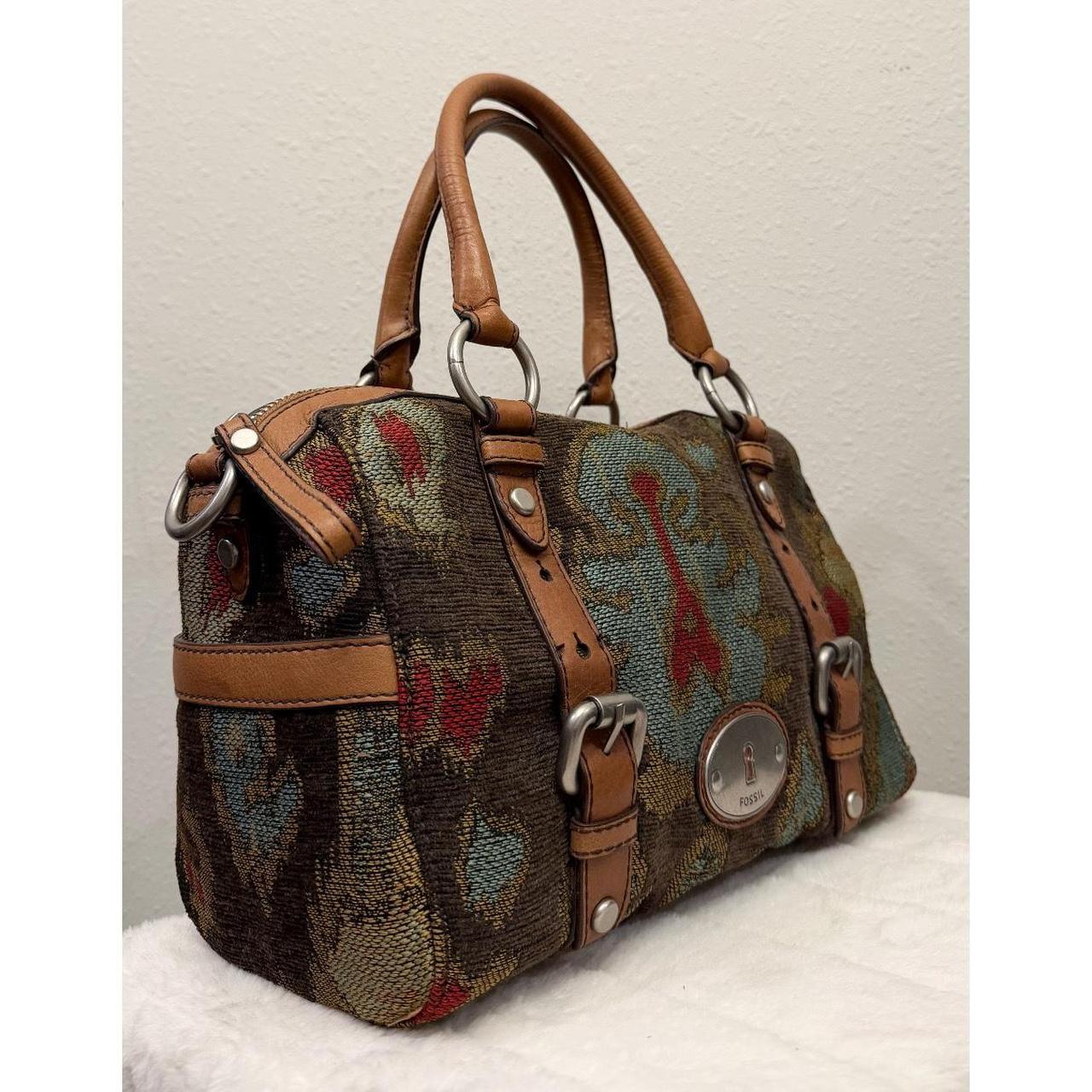 Fossil Women's Satchels - Tan/Multi – FOSSIL VTG … - image 3
