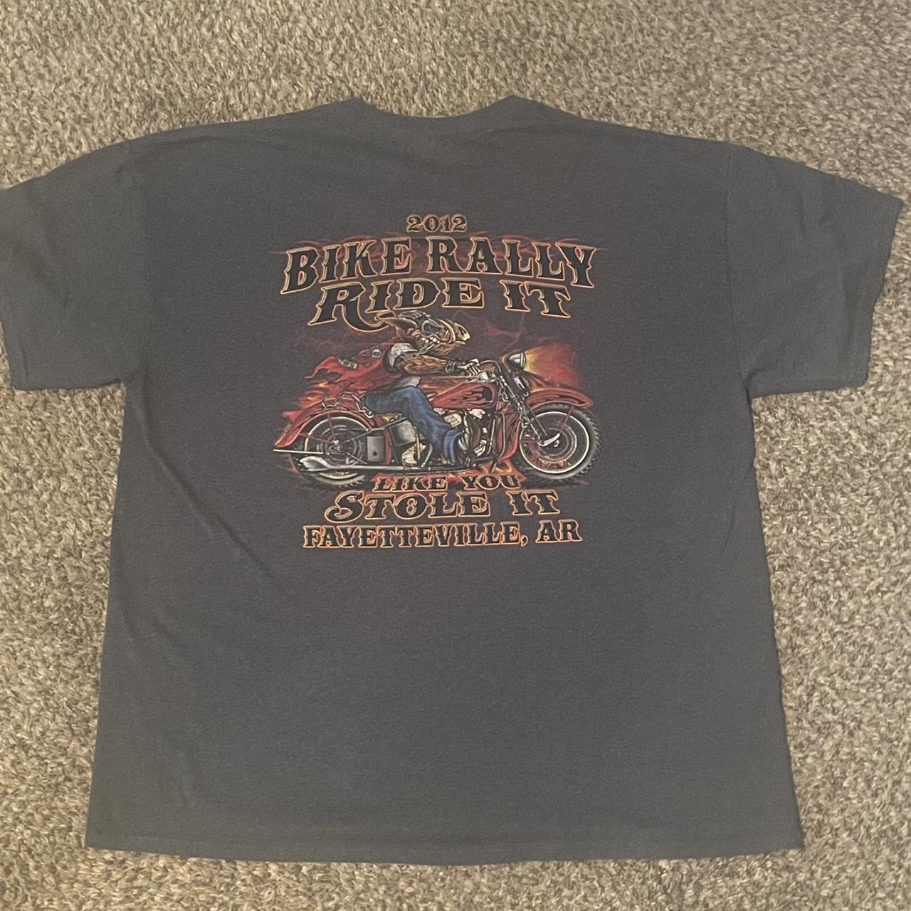 Bike Rally Shirt Harley Davidson Style Size XL... - Depop