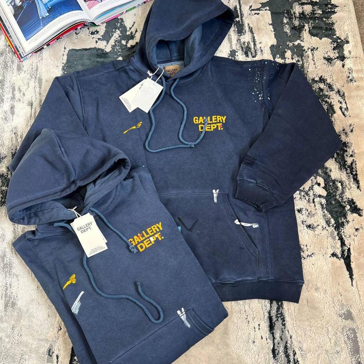 Navy Gallery Dept Hoodie Brand new with tags Depop