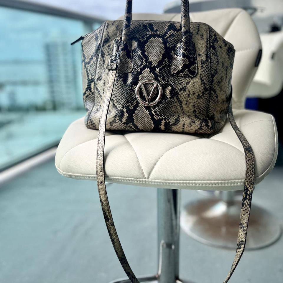 Valentino Brevia Snakeskin Animal Print Leather Bag Depop