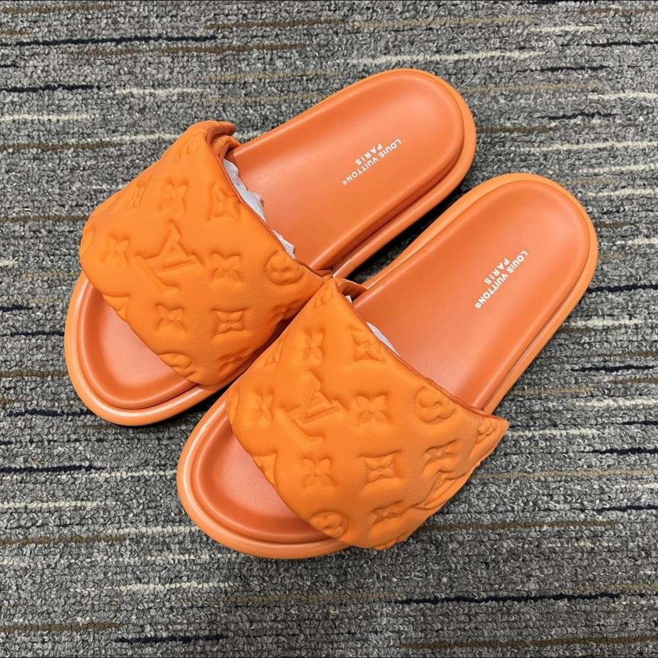 louis vuitton jelly slides