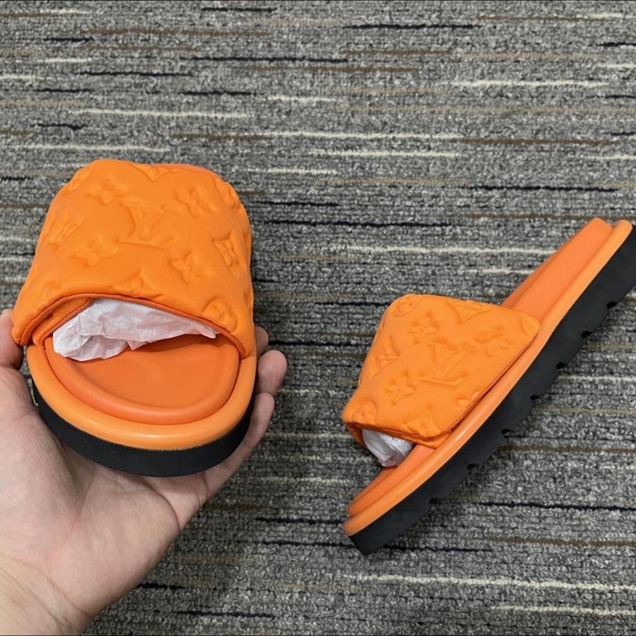 louis vuitton jelly slides