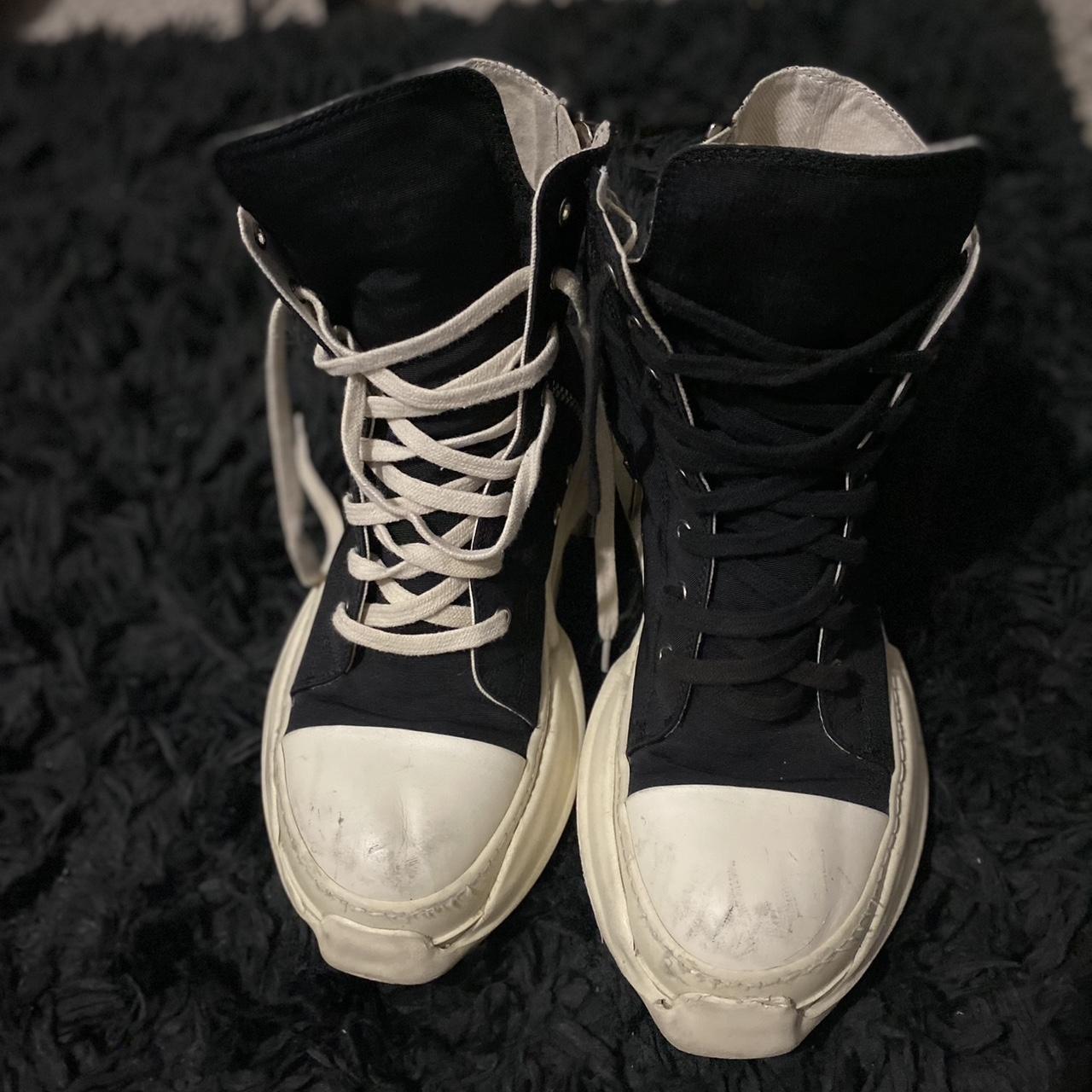 靴 rick owens drkshdw 41 Rick Owens DRKSHDW Abstract Studded Eyelets 