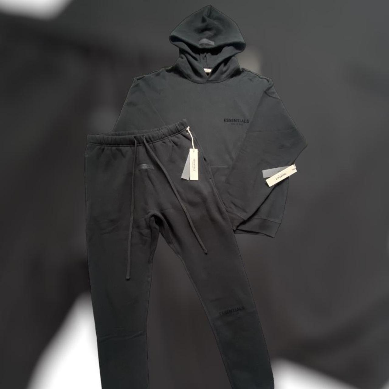 Essentials FOG SS22 Black Tracksuit Size XS, Small... - Depop