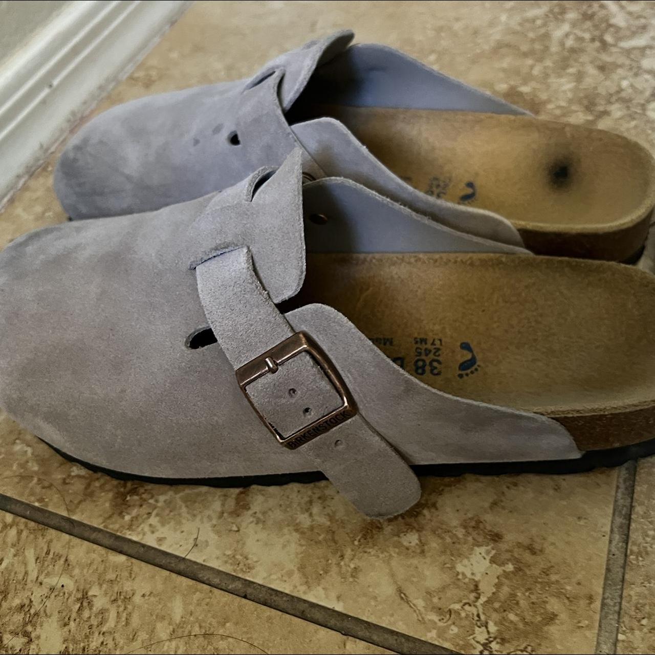 Birkenstock clogs in gray! Bought 2 weeks ago and... - Depop