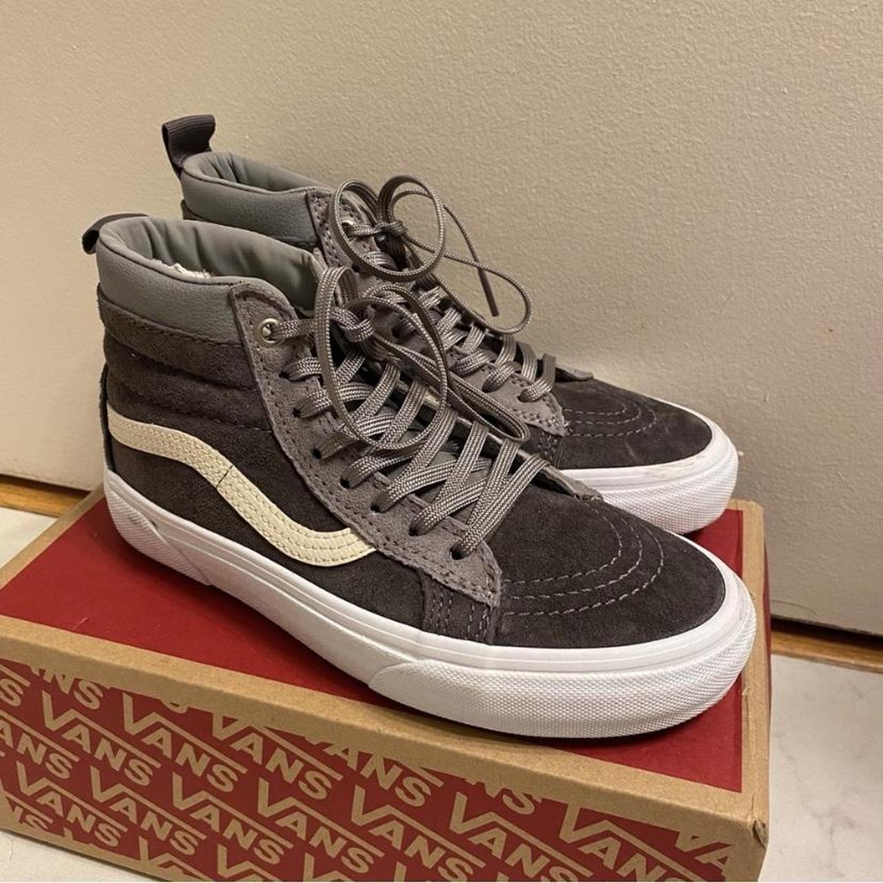 VANS Sk8 Hi MTE Like New worn once Warm faux fur Depop