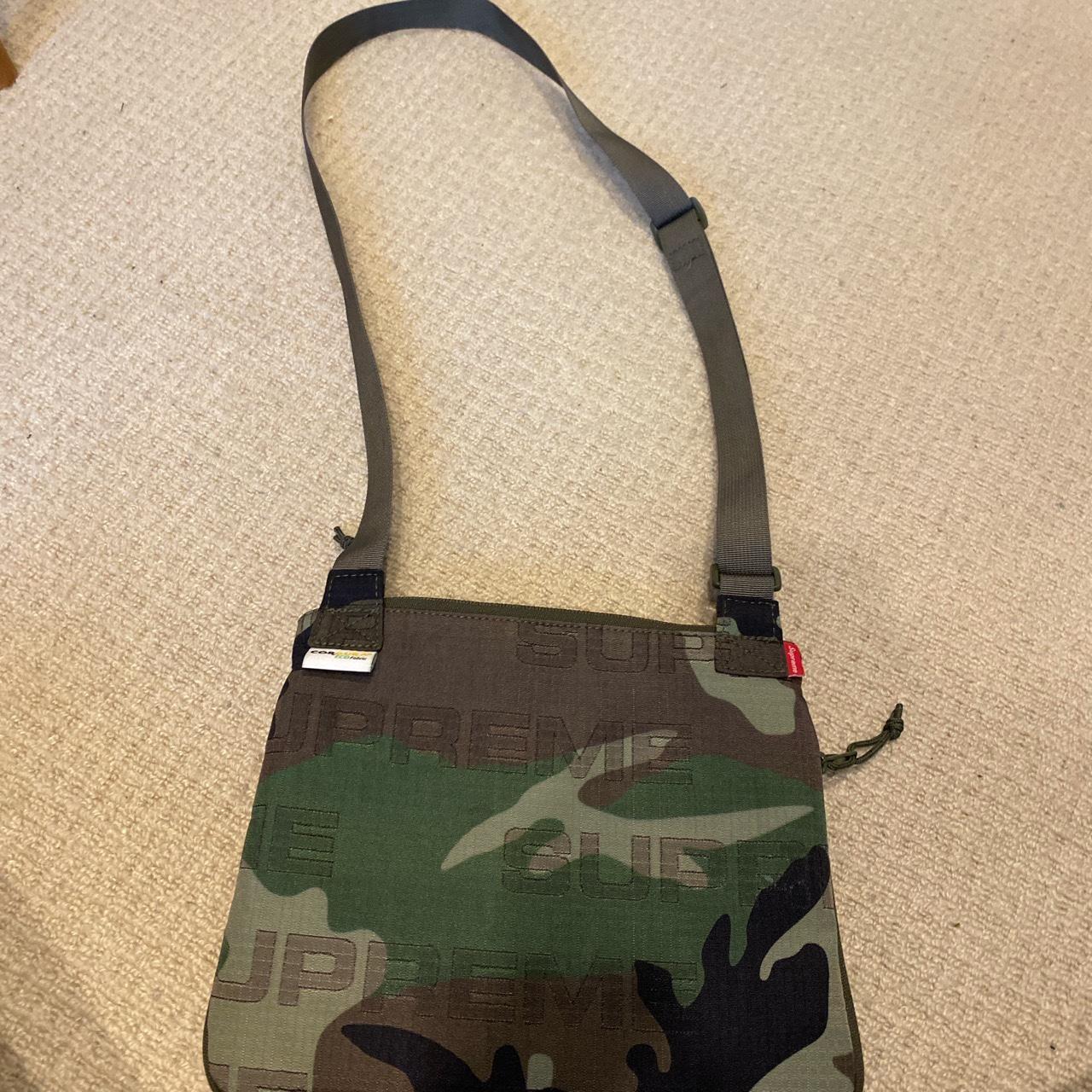 Supreme red camo sling bag #supreme #bag #camo - Depop