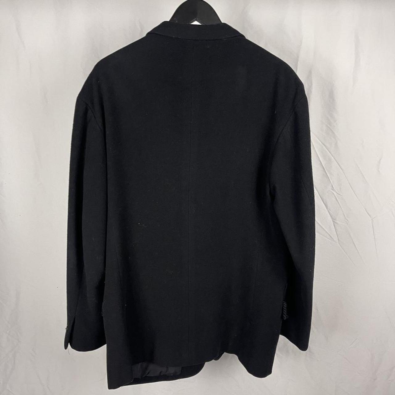 Yohji Yamamoto Men's Black Jacket | Depop