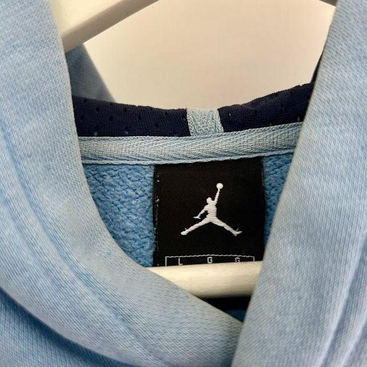 Vintage 90s Nike x Jordan Baby Blue North Carolina... - Depop