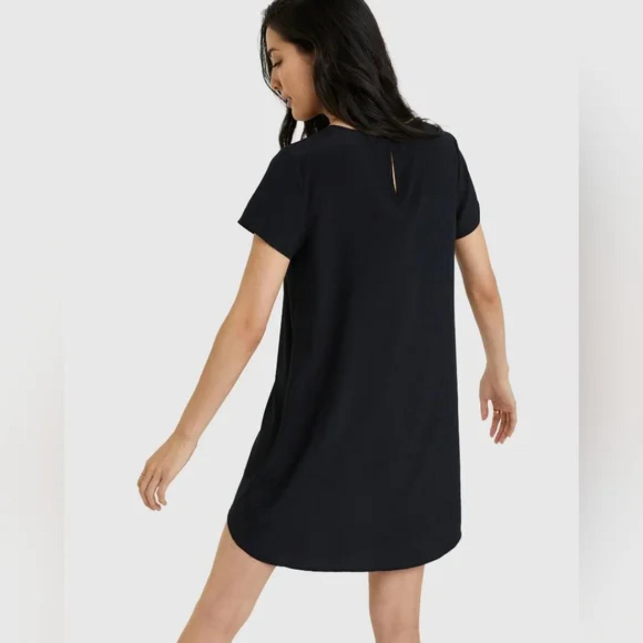 How to style a shirt dress + Quince washable silk shirt dress