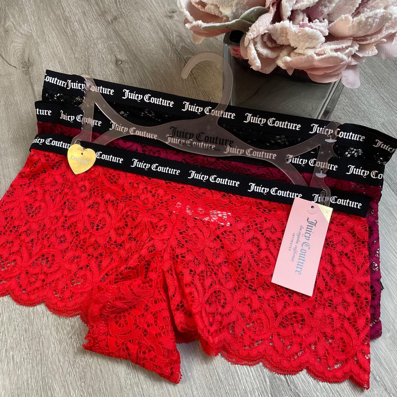 Brand new Y2K Juicy Couture set of 3 panties in size - Depop