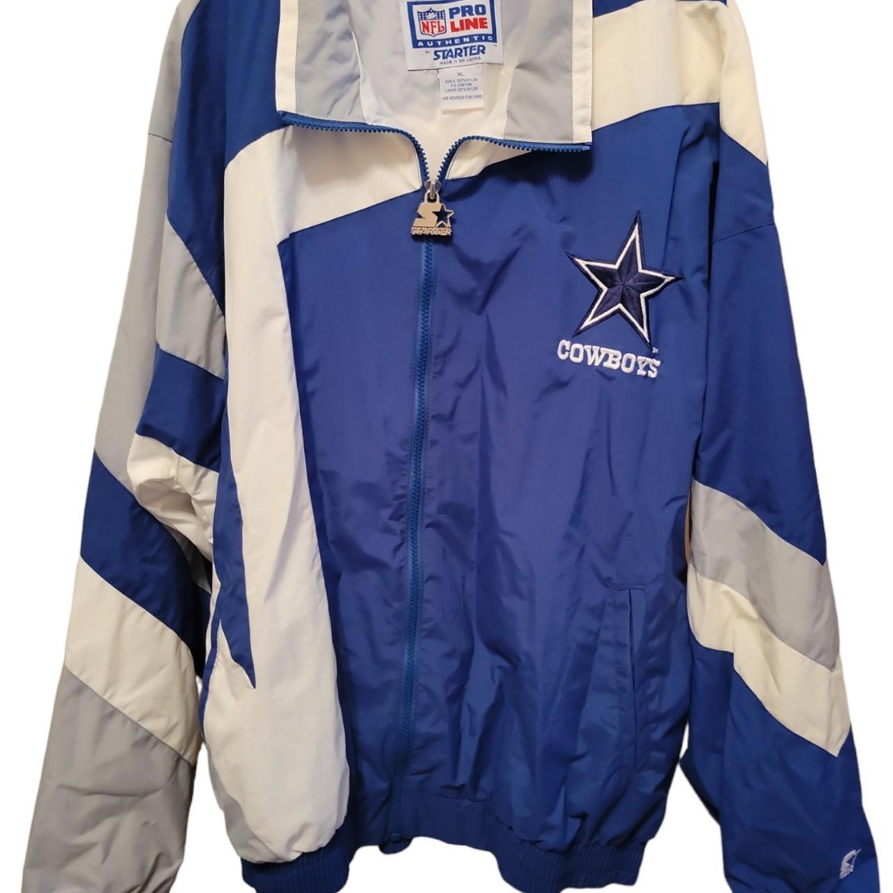 90's Dallas Cowboys NFL Starter Pullover Coat, - Depop