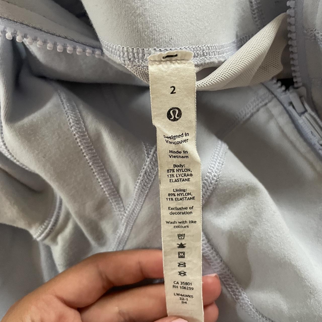 Lululemon pastel blue define jacket size... Depop