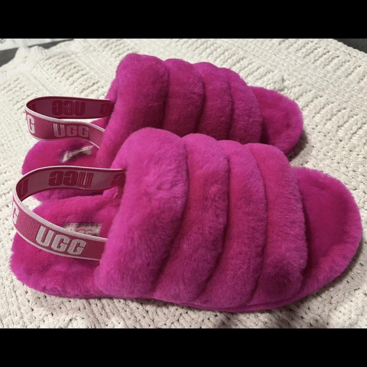 Fuchsia ugg online slides