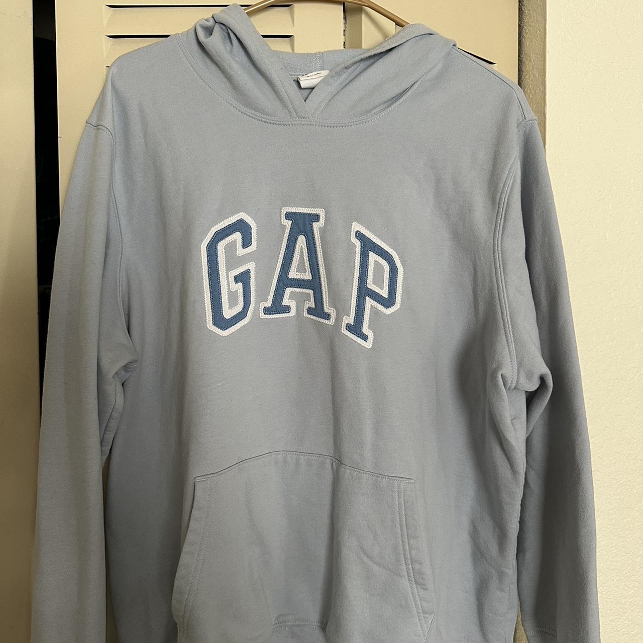 Gap Baby Blue Hoodie Sized XXL- fits like a medium. - Depop