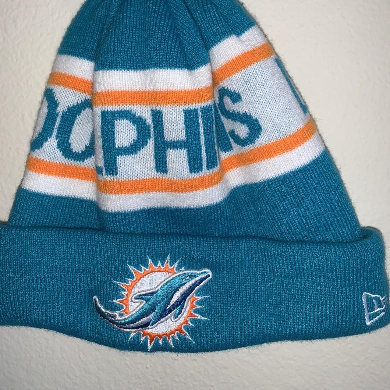 Miami Dolphins beanie Shipping $4.40 I pay - Depop