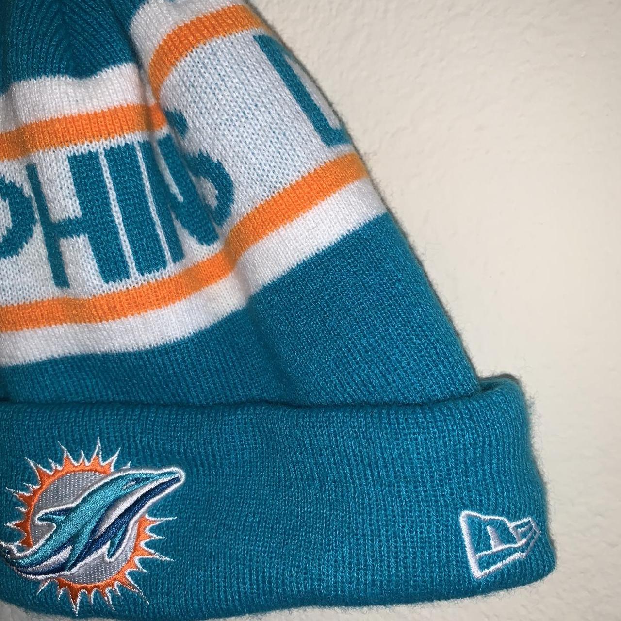 Miami Dolphins Beanie SHIPPING: $6 Vintage? Idk? - Depop