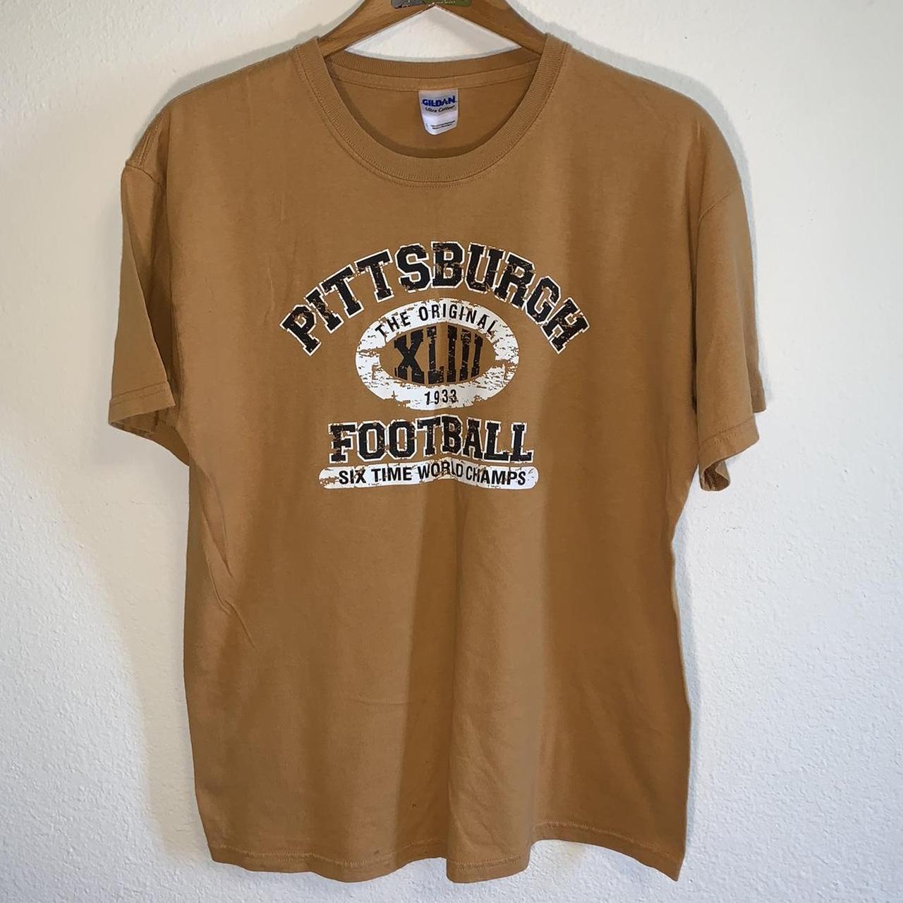 Pittsburgh Steelers Football #1 Dad Shirt Mens Size XL Gildan