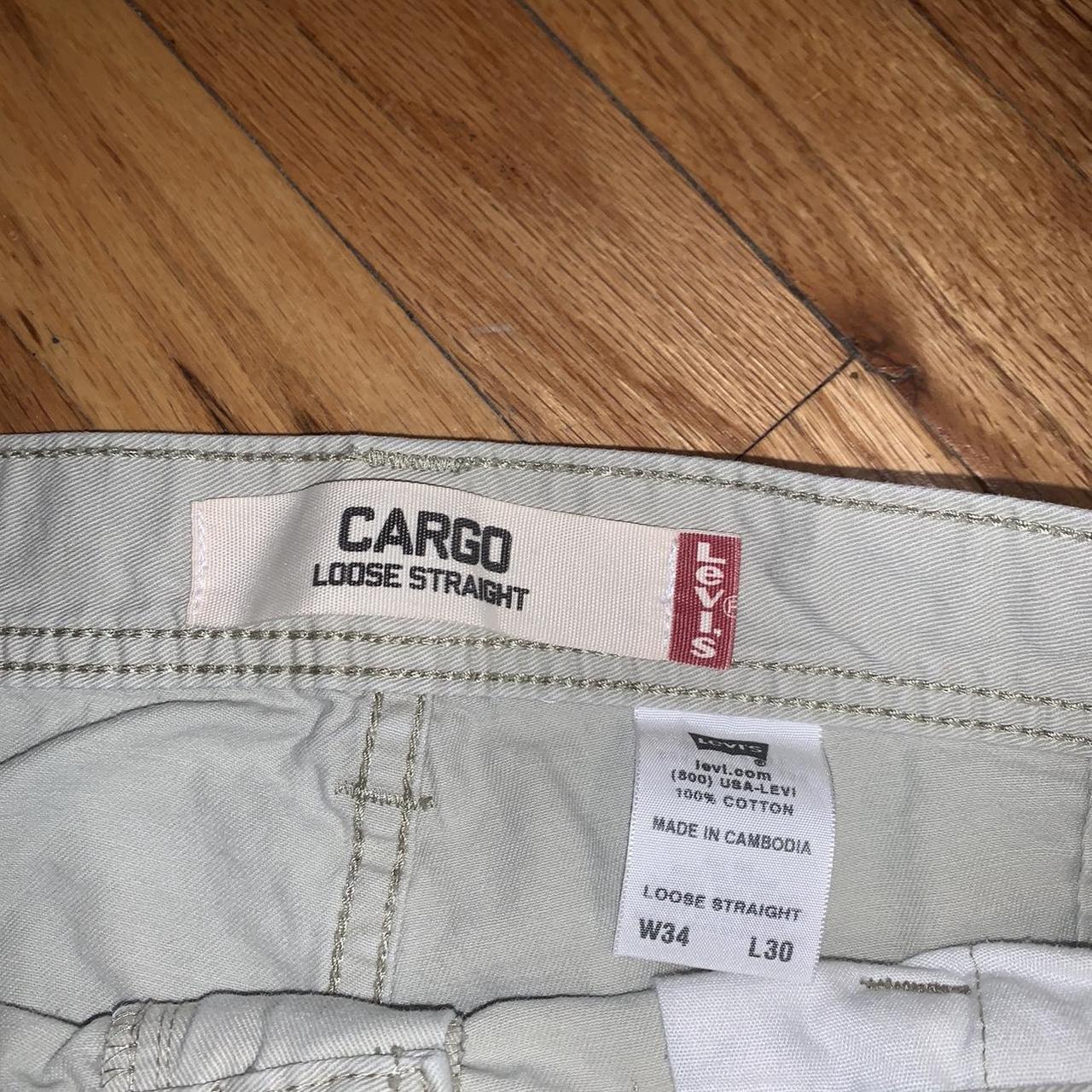 Levi's Cargo Pants Size- 34 X 30 Welcome to... - Depop
