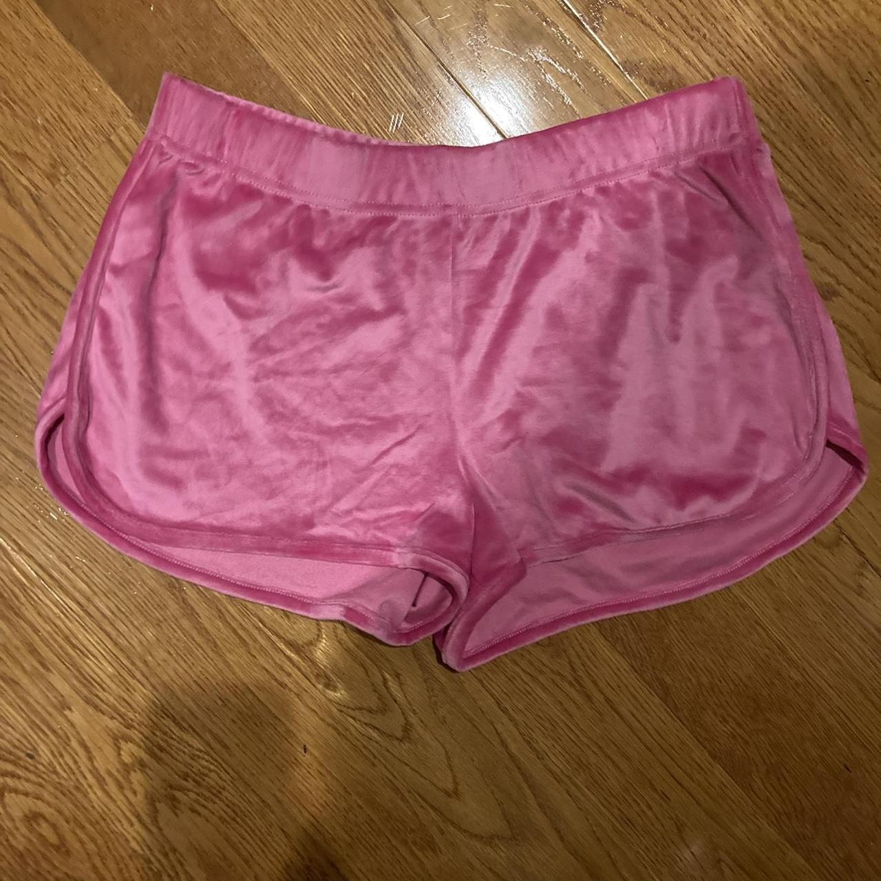 Juicy Couture velvet shorts Size M Super soft and... - Depop